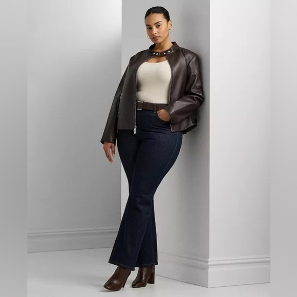 Lauren Ralph Lauren
Plus Size Leather Moto Jacket - Picture 1 of 10